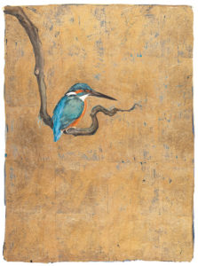 The Lost Words Limited Edition Print Gold Kingfisher