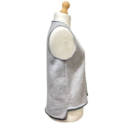 'Feather' Long Back Button Waistcoat