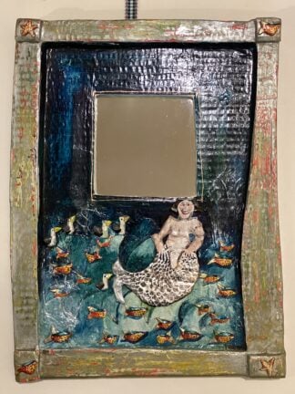 'Merman' Papièr Maché Mirror