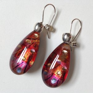 Acrylic Drop Earrings Sunrise Spots