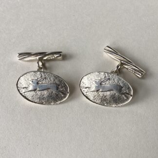 Silver Hares Cufflinks
