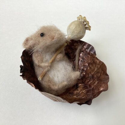 'Coracle Dormouse with Poppy Seed Oar'