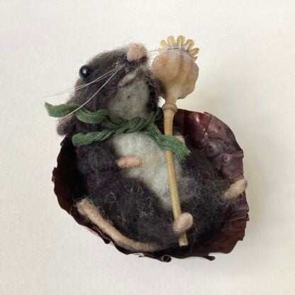 ‘Coracle Shrew with Poppy Seed Oar’
