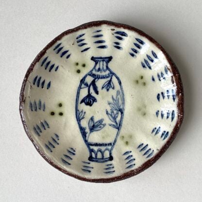 Small Plate with 'Vase' 
