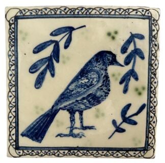 Bird and Leaves Tile