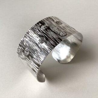 ‘Silver Cuff with Small Circles’