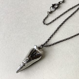 'Heart Pendant with Freshwater Pearl'