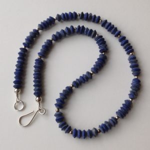 Necklace in Lapis and Silver