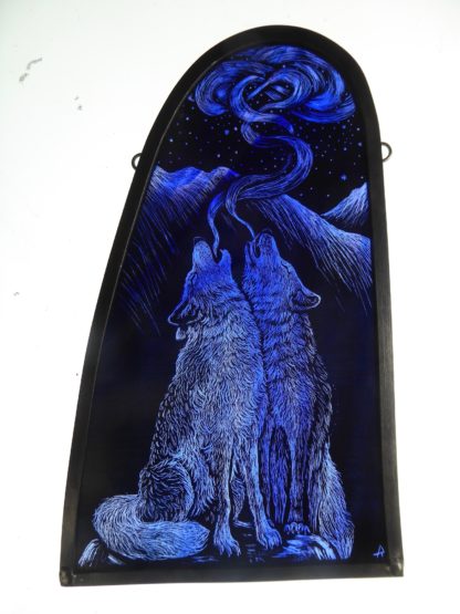 Stained Glass Panel Call of the Wild