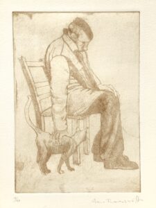 'Cretan Man with Cat'