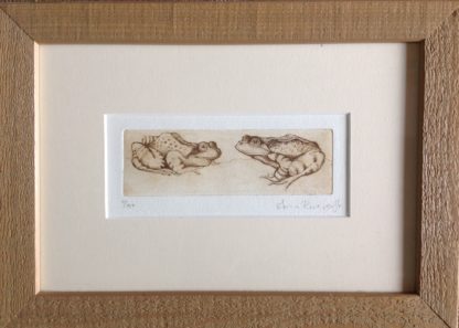 Limited Edition Etching Two Frogs