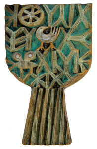 'Tree' Ceramic Relief