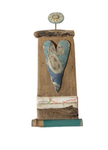 'Love Token' Driftwood & Ceramic