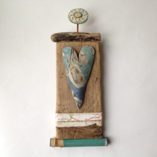 'Love Token' Driftwood & Ceramic