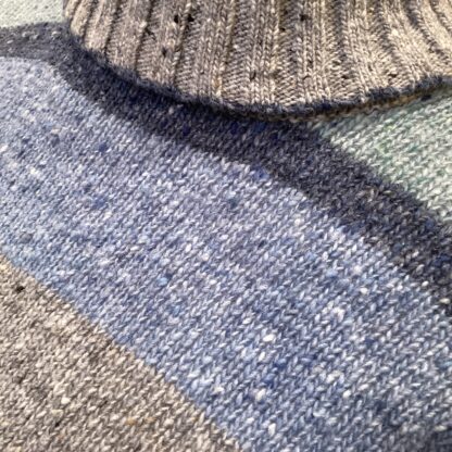 Striped Marcia Pullover in Sleet