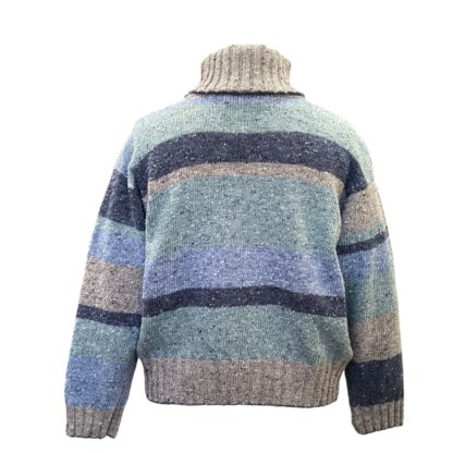 Striped Marcia Pullover in Sleet