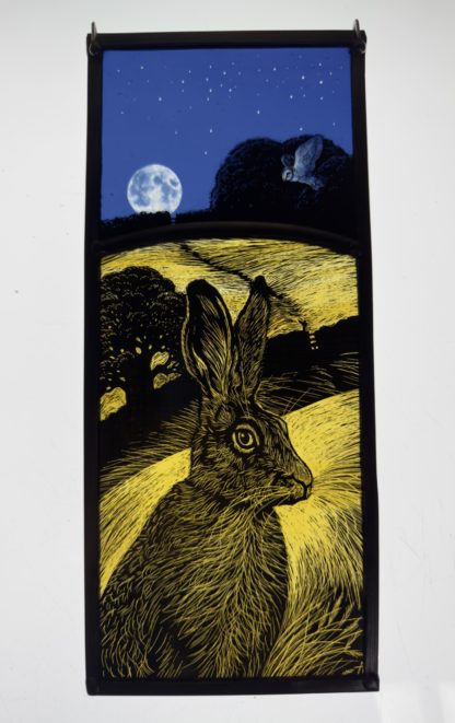 'Moonlit Meadow Hare'
