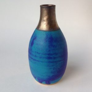 Stoneware Copper Oxide Bottle