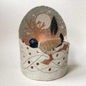 ‘Starlit Ice Skater Duck’