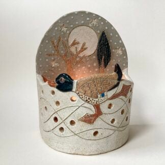 ‘Starlit Ice Skater Duck’