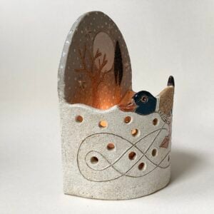 ‘Starlit Ice Skater Duck’