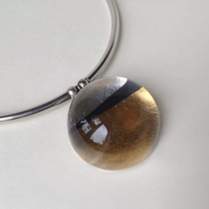 'Gold & Silver' Dome Pendant