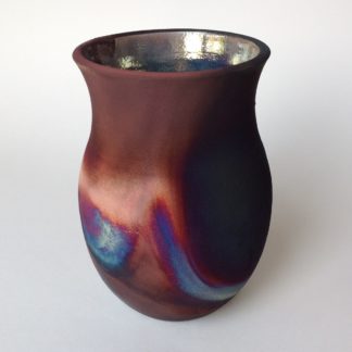 Raku Wood Fired Vase