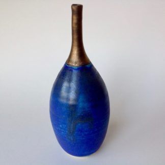 Stoneware Copper Oxide Bottle