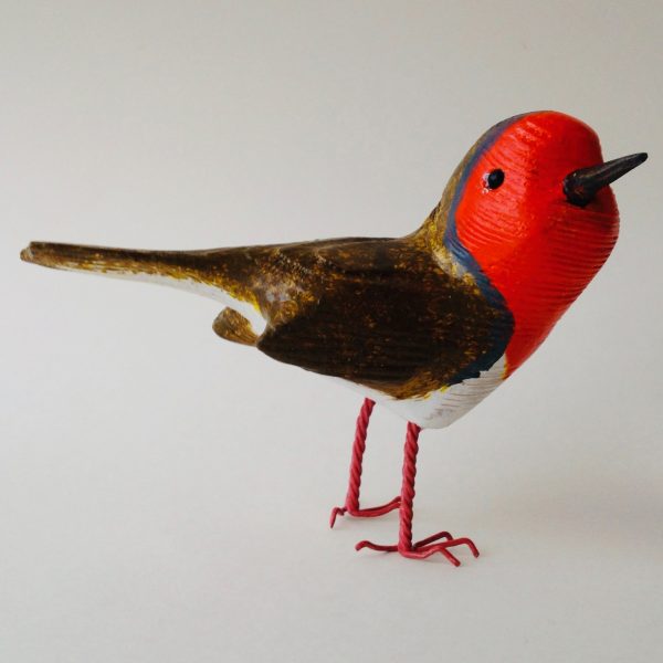 'Robin' Hand Carved Wood  