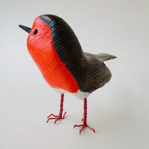 'Robin' Hand Carved Wood  