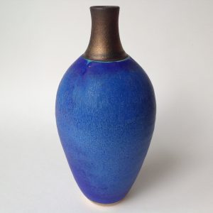 Stoneware Copper Oxide Bottle