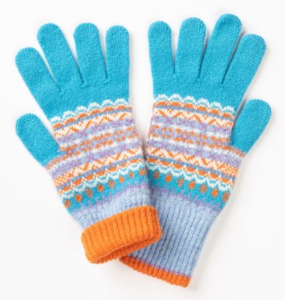 Alloa Gloves in Blue Iris