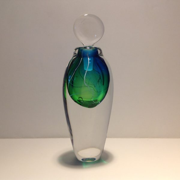 'Elipse' Bottle Mini in Green Blue