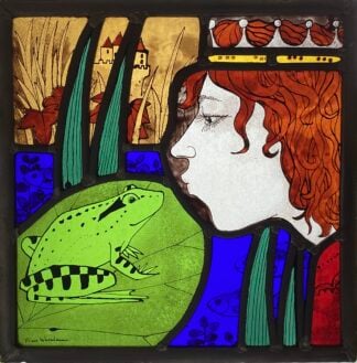 'Princess and Frog' Stained Glass