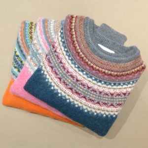 Lambswool Eribe Alpine Sweater in Nougat
