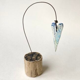 ‘Heart Stem on Driftwood’