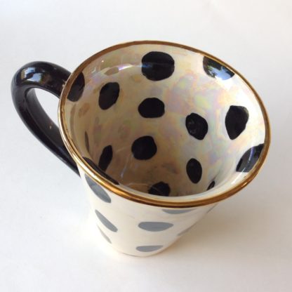 Spotty Lustred Mug