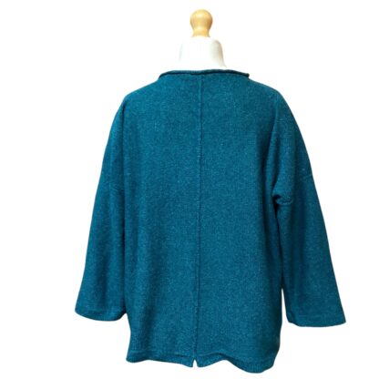  ‘Carousel’ Sweater in Teal/Sap