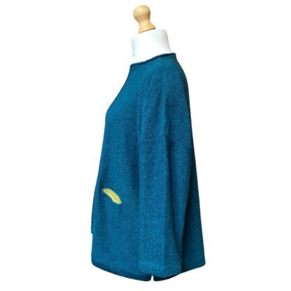  ‘Carousel’ Sweater in Teal/Sap