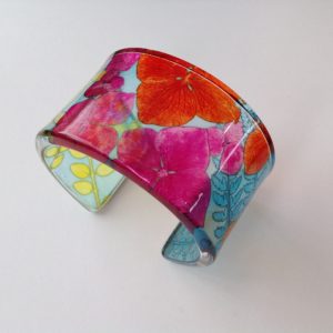 Perspex Cuff Multi Coloured