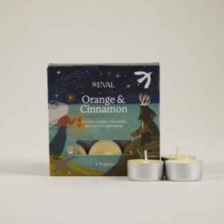 Orange & Cinnamon Scented Tea Lights