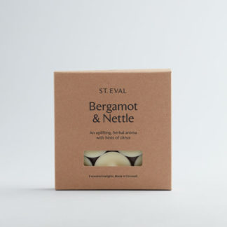 Bergamot and Nettle Scented Tea Lights