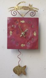 Cat & Fish Pendulum Clock