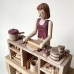 ‘Baker’ Wooden Automata