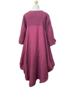 'Tulip Dress' in Pink Linen