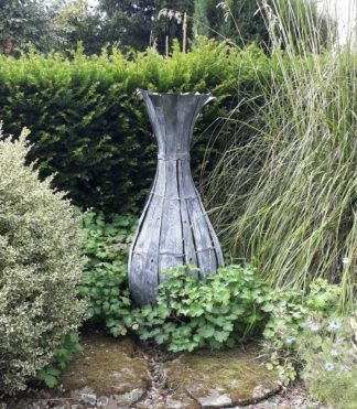 Forged Iron Decorative 'Onion' Vase