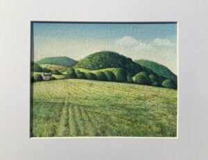 'Three Hills From My Window'