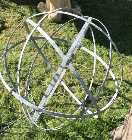 Forged Iron Garden Globe Extra Large