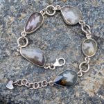 Silver Bracelet with Sapphires