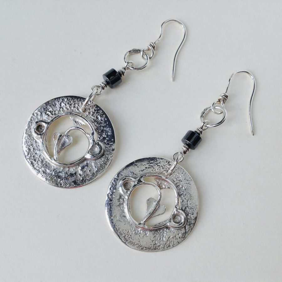 ‘Silver and Haematite Earrings’ - Old Chapel Gallery